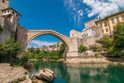 The old bridge in Mostar