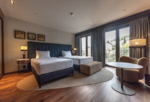 Spacious Twin Guest Room at Keight Hotel Opatija 