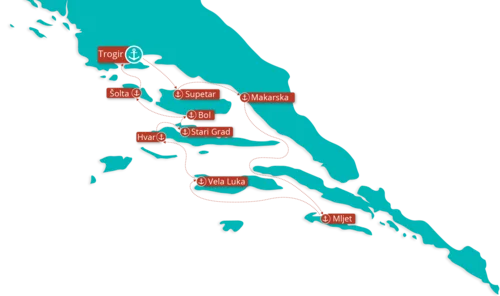 Light Hike Cruise Dalmatia 