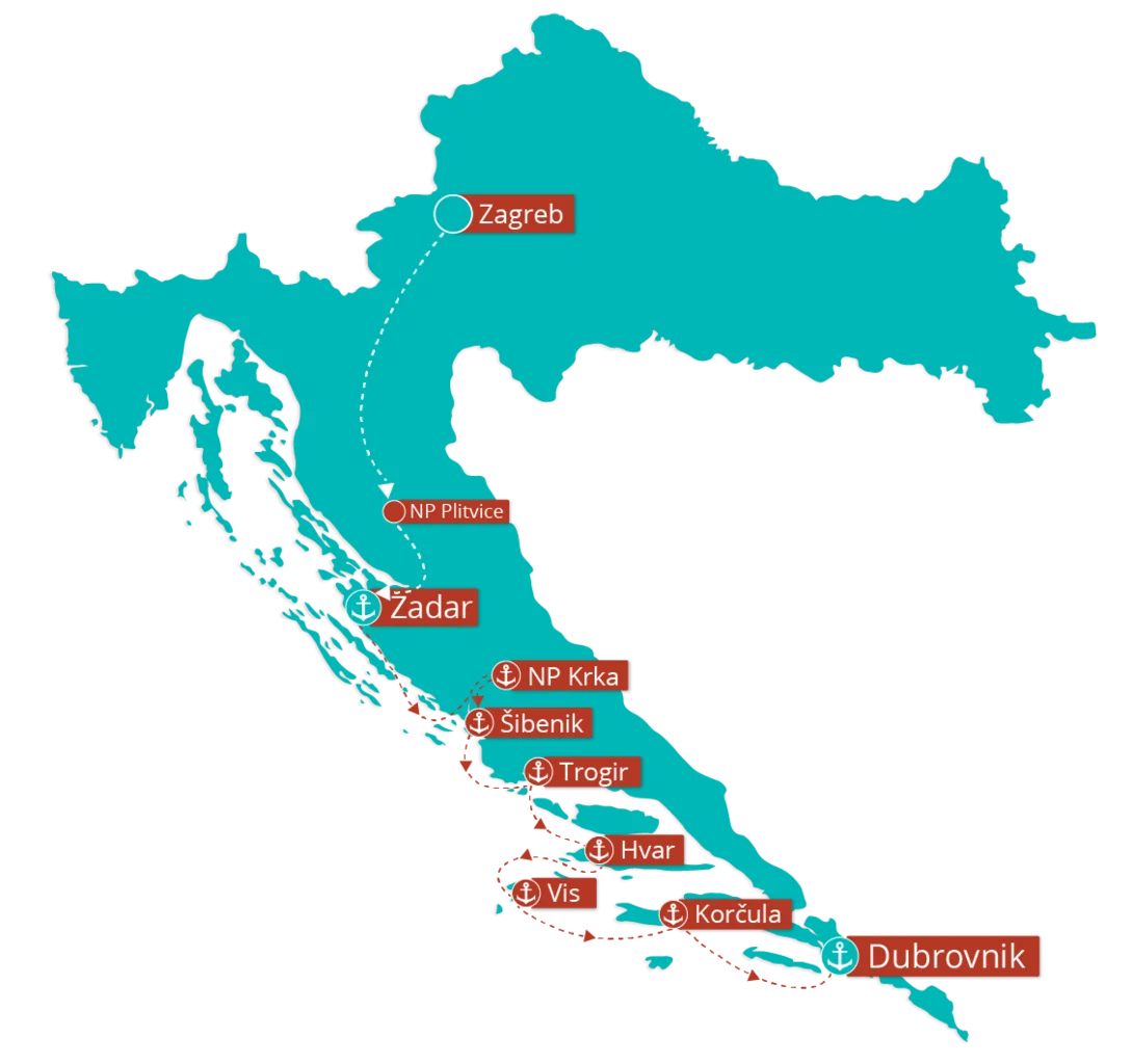 Timeless Dalmatia Extended | Zagreb - Dubrovnik featured image