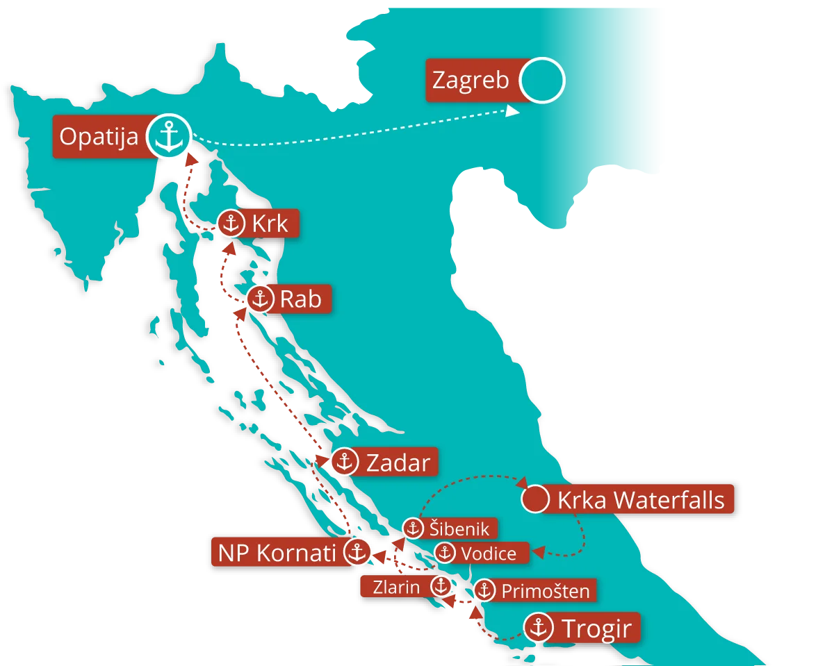 Adriatic Mosaic: from Trogir to Zagreb featured image